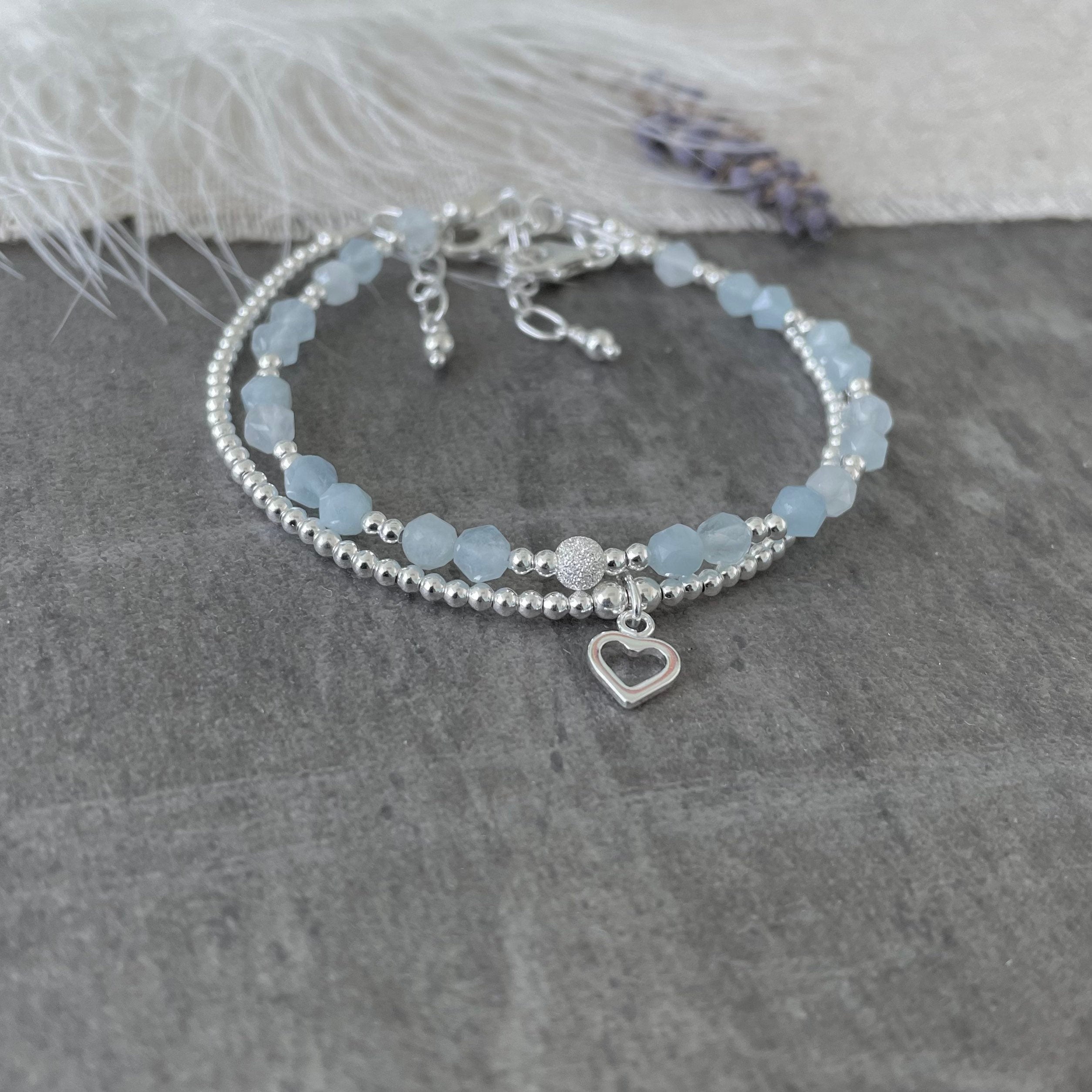 March Birthstone Bracelet – The Silver Unicorn